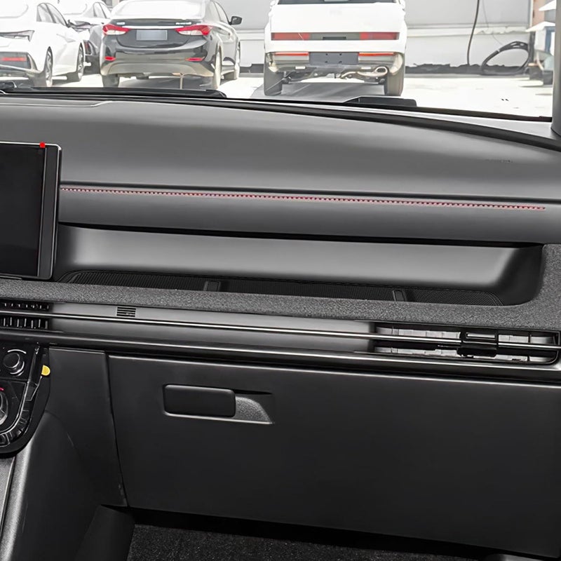 FDAIUN Dashboard Slot Mats for Hyundai Tucson 2025 Passenger Side Storage Pad Anti-Slip Center Console Organizer Liner Interior Accessories (Black) - Image 5