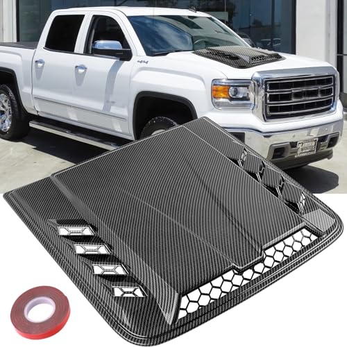 DREAMOTOR Hood Scoops For Cars Universal Hood Scoop Hood Vents Automotive Hood Scoops for Trucks Compatible with Dodge Ram 1500 2500 F150 F250 F350 Toyota Tundra GMC Sierra 1500 2500 Jeep Wrangler - Image 1
