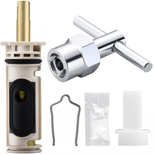 Tearel 1222 Replacement Cartridge with Removal Tool 104421 for Moen, Compatible with One Hanlde Posi Temp Faucets - Image 1