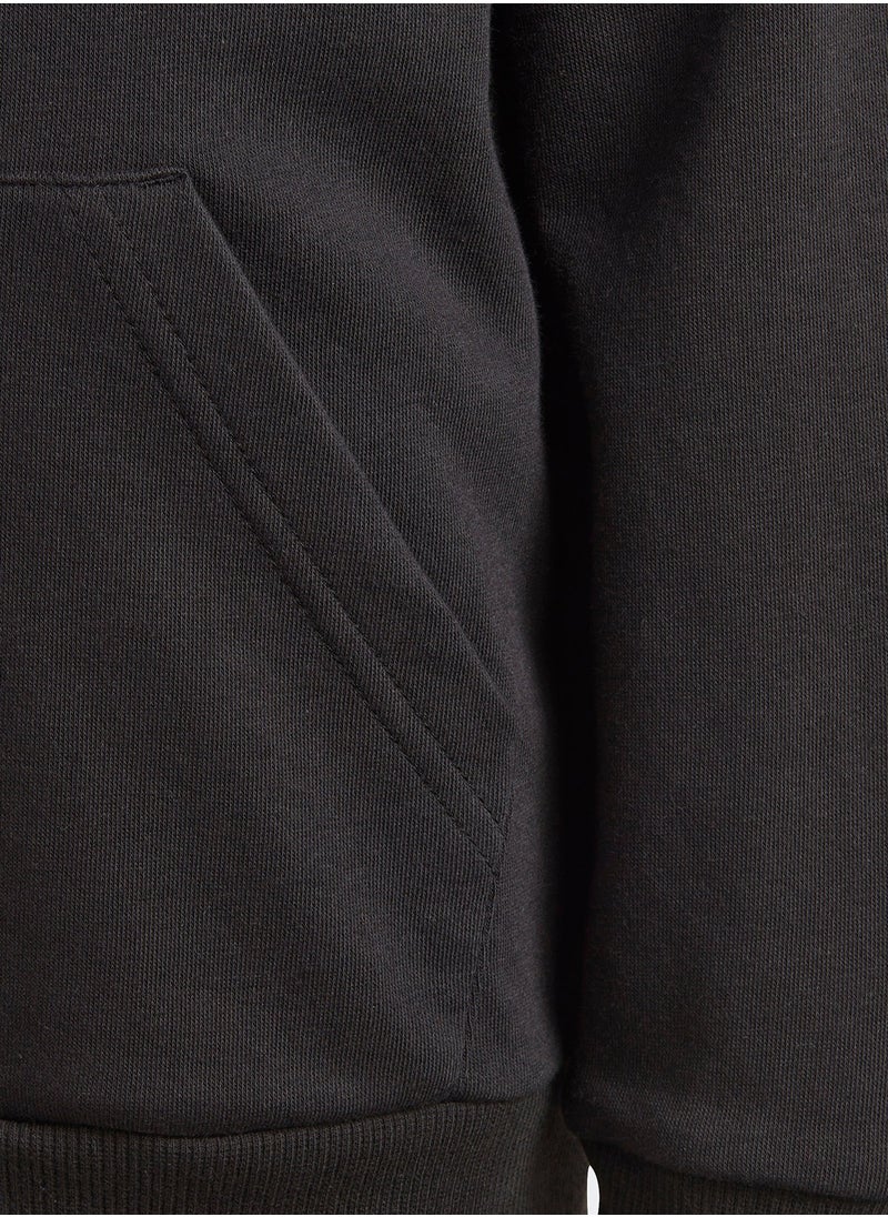 Adidas Kids Big Logo French Terry Hoodie  - Image 4