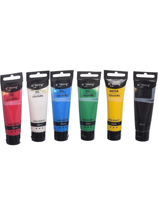YALONG Yl212211-30 Y-44 Set Of 6 Pieces Of Oil Colours 30Ml - Image 1