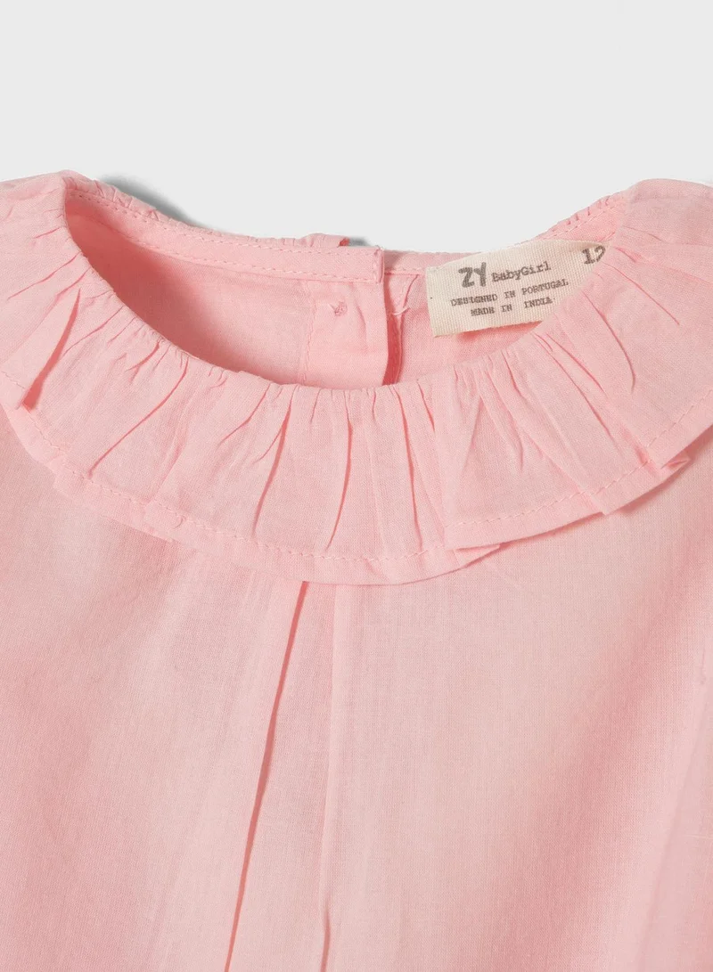 Zippy Infant Ruffle Detail T-Shirt