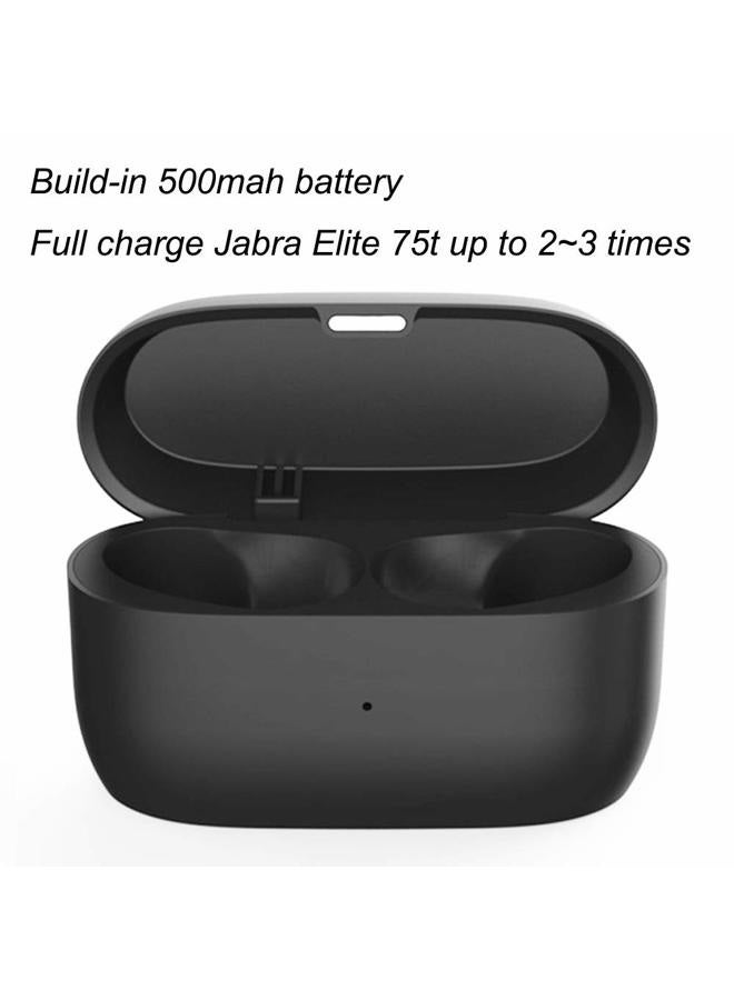 EXMRAT Compatible with Jabra Elite 75t Charging Case, Replacement Charging Cradle Station for Jabra Elite 75t & Elite Active 75t Wireless Earbuds - Image 3