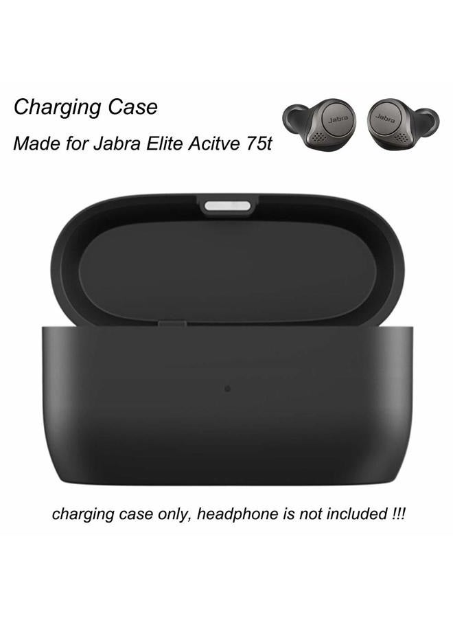 EXMRAT Compatible with Jabra Elite 75t Charging Case, Replacement Charging Cradle Station for Jabra Elite 75t & Elite Active 75t Wireless Earbuds - Image 2