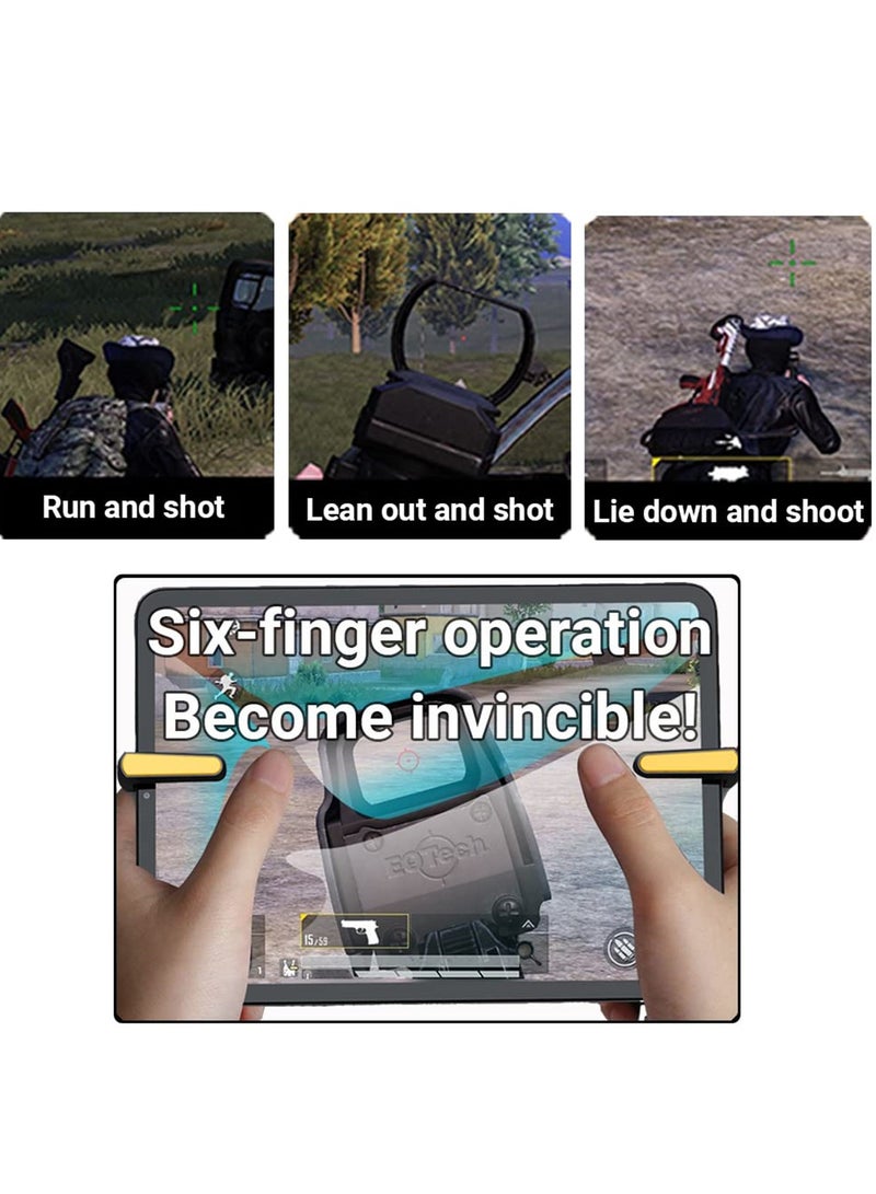 Ultimate PUBG Game Controller with Rapid Fire and 6-Finger Grip, Perfect Gamepad for iPad, Tablets and Android Devices - Image 2