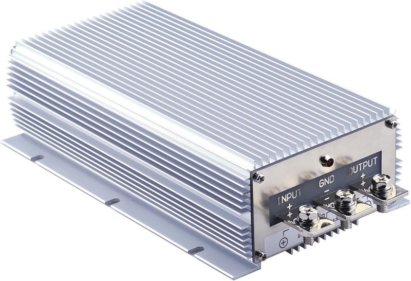 Cllena DC 24V Step Down to 13.8V 100A 1380W Converter Voltage Regulator, Waterproof DC/DC Voltage Reducer Buck Transformer Power Supply for Golf Cart - Image 1