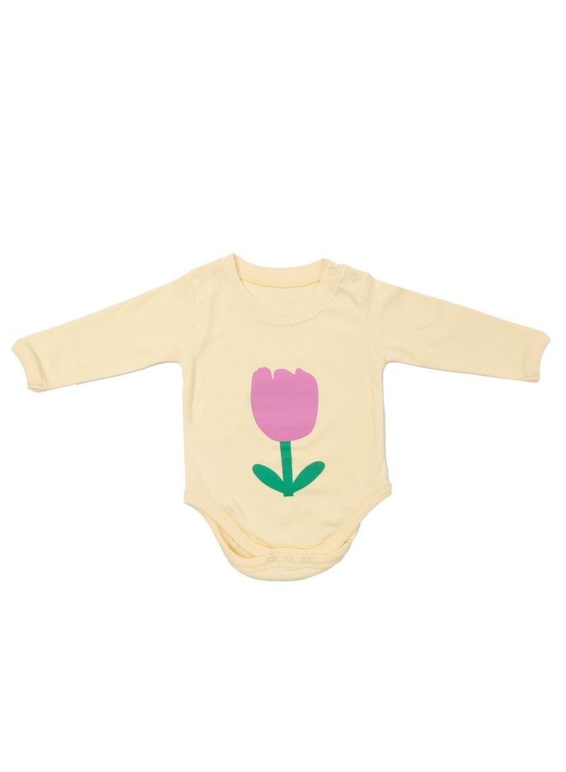 AIKO AIKO-Pack of 3 Multicolor Baby Body Suit-18-24M  - Image 4