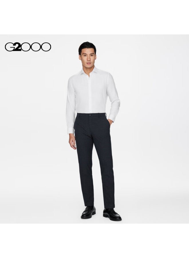 G2000 Men'S Clothing, Comfortable And Easy-Care, Fashionable Tailoring, Versatile For Commuting, Long-Sleeve Shirt, New As, White, M/05 - Image 5