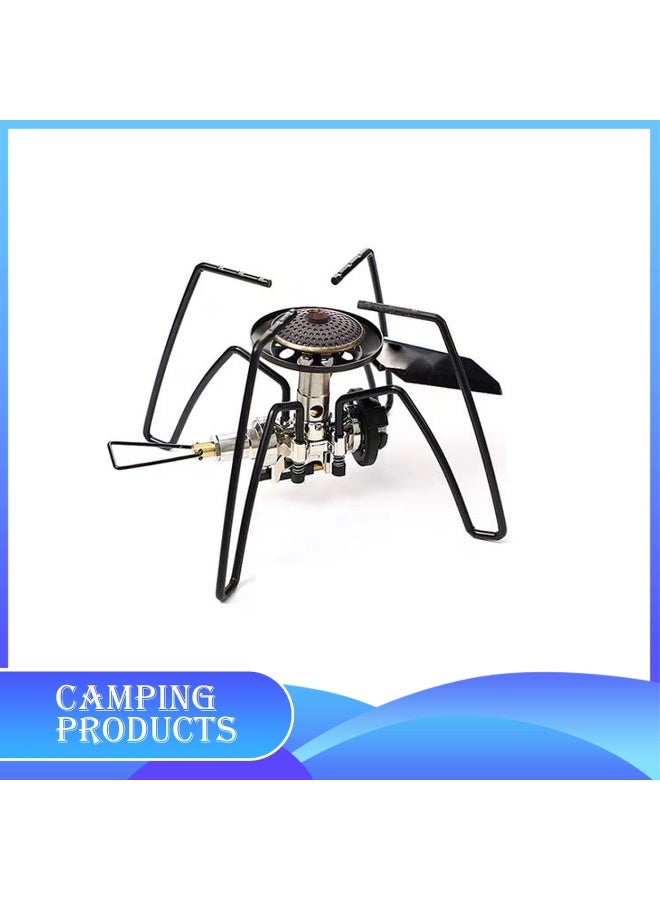 Manful Portable Camping Stove – Compact High-Efficiency Butane/Propane Gas Burner with Foldable Legs for Outdoor Cooking - Image 2