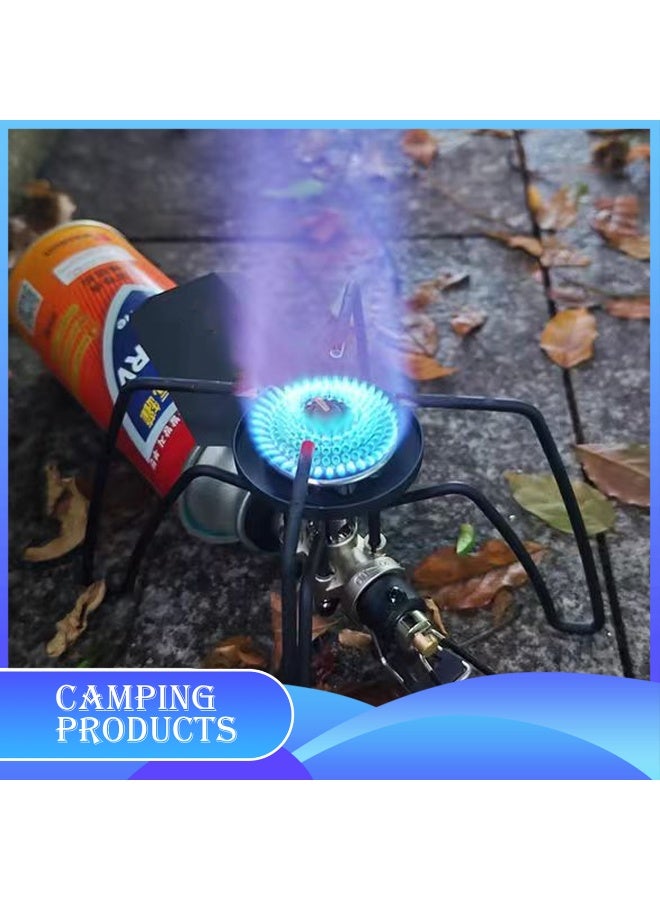 Manful Portable Camping Stove – Compact High-Efficiency Butane/Propane Gas Burner with Foldable Legs for Outdoor Cooking - Image 4