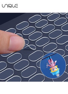 Unique 300Pcs Sticky Putty Dot Double Sided Mounting Putty Rod Nails for Wall Hung Crafts Balloon Festival Party Decorations, Sticky Dot Sticky Putty Clean Detachable (13mm*8mm)  - Image 1