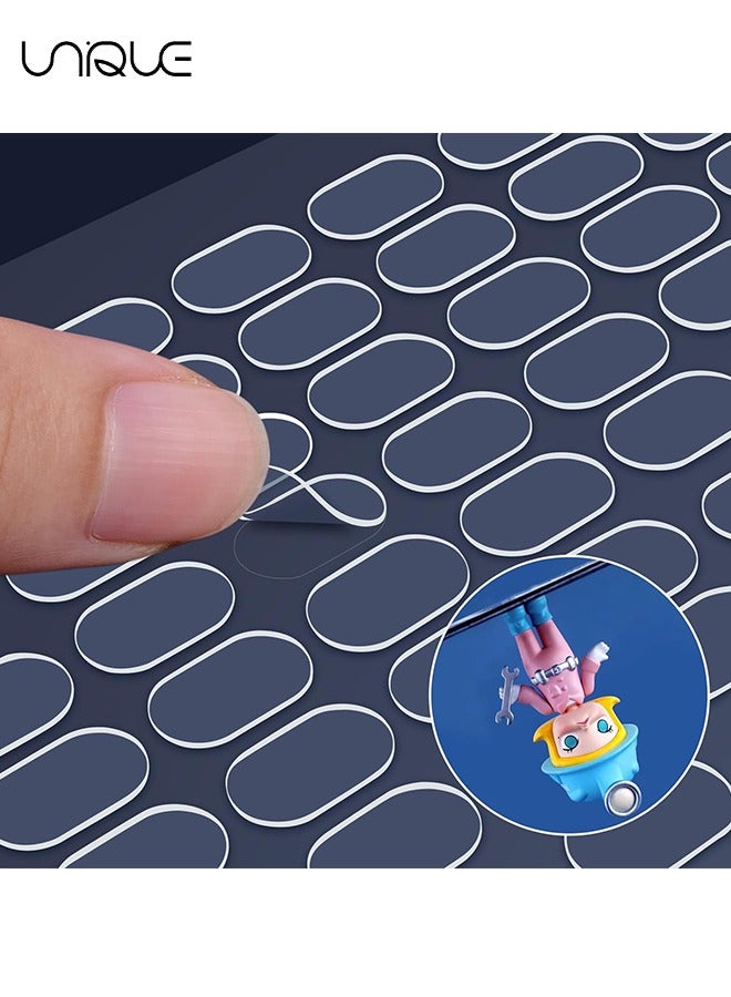 Unique 300Pcs Sticky Putty Dot Double Sided Mounting Putty Rod Nails for Wall Hung Crafts Balloon Festival Party Decorations, Sticky Dot Sticky Putty Clean Detachable (13mm*8mm) - Image 1