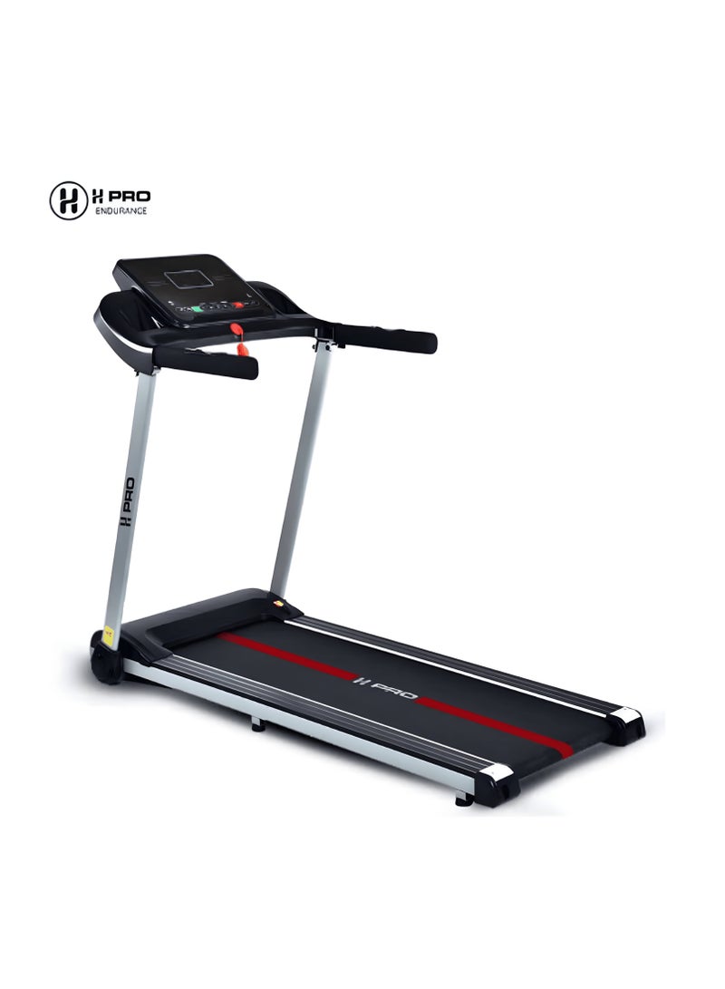 H PRO HM-797 Portable Smart Treadmill With Easy Assembly and LED Screen| 3.5 HP Peak Foldable Motorized Walking and Running Machine for Home Use - Image 1
