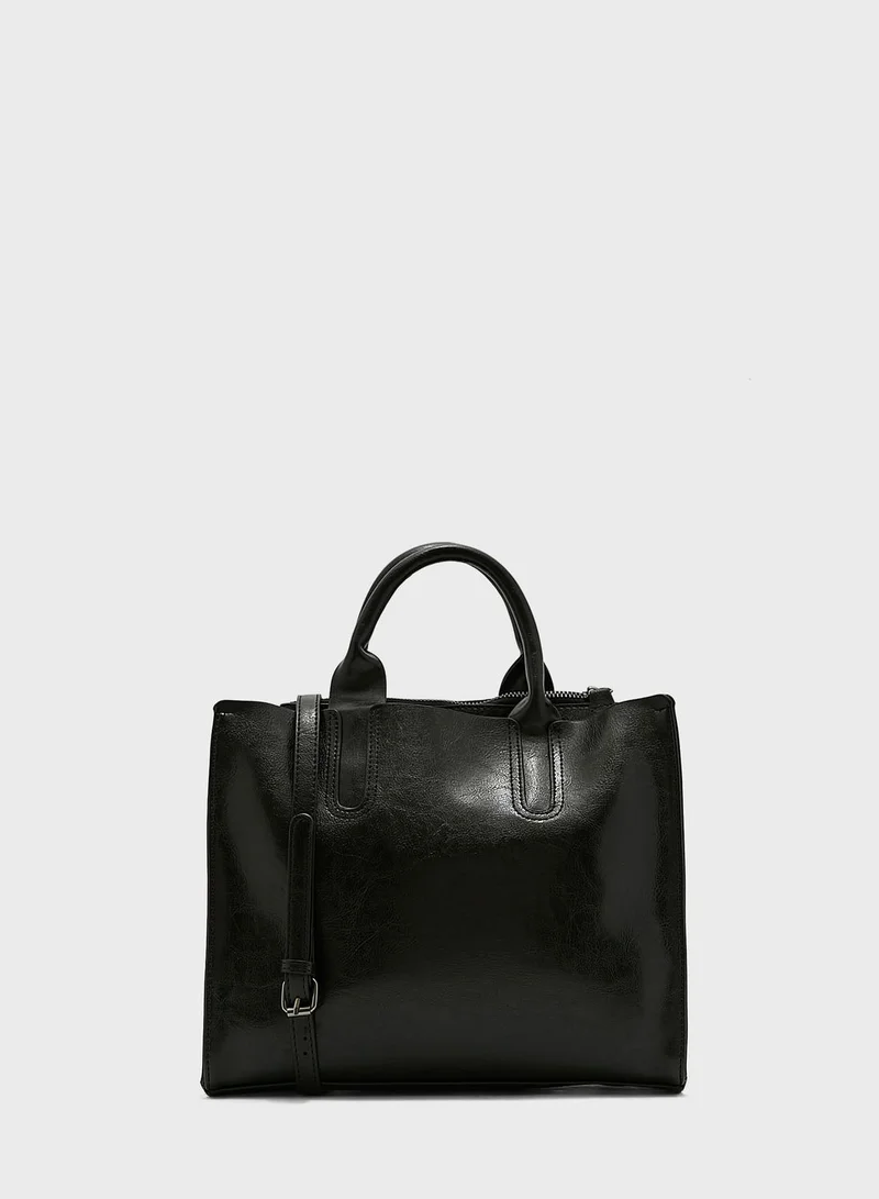 ELLA Square Tote Handbag