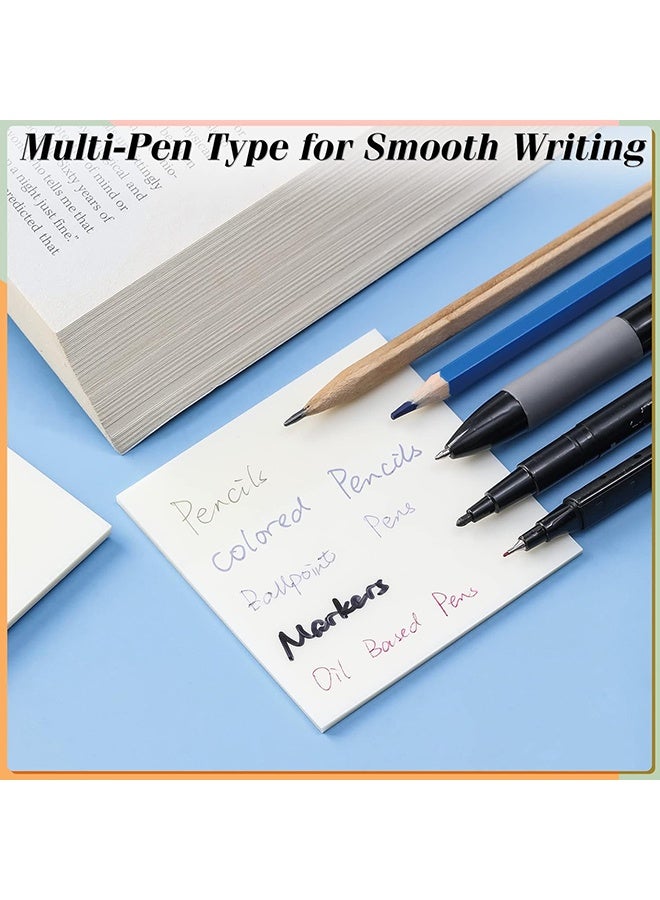 جي دي 1000 قطعة من الملاحظات اللاصقة الشفافة ذاتية اللصق، 6 أحجام، وسادات ملاحظات لاصقة شفافة مقاومة للماء، ملاحظات لاصقة شفافة ذاتية اللصق لتدوين الملاحظات على الكتب، علامات تبويب ملاحظات لاصقة للمخططات، لوازم مدرسية، مكتب، ملاحظات الكتب - Image 5