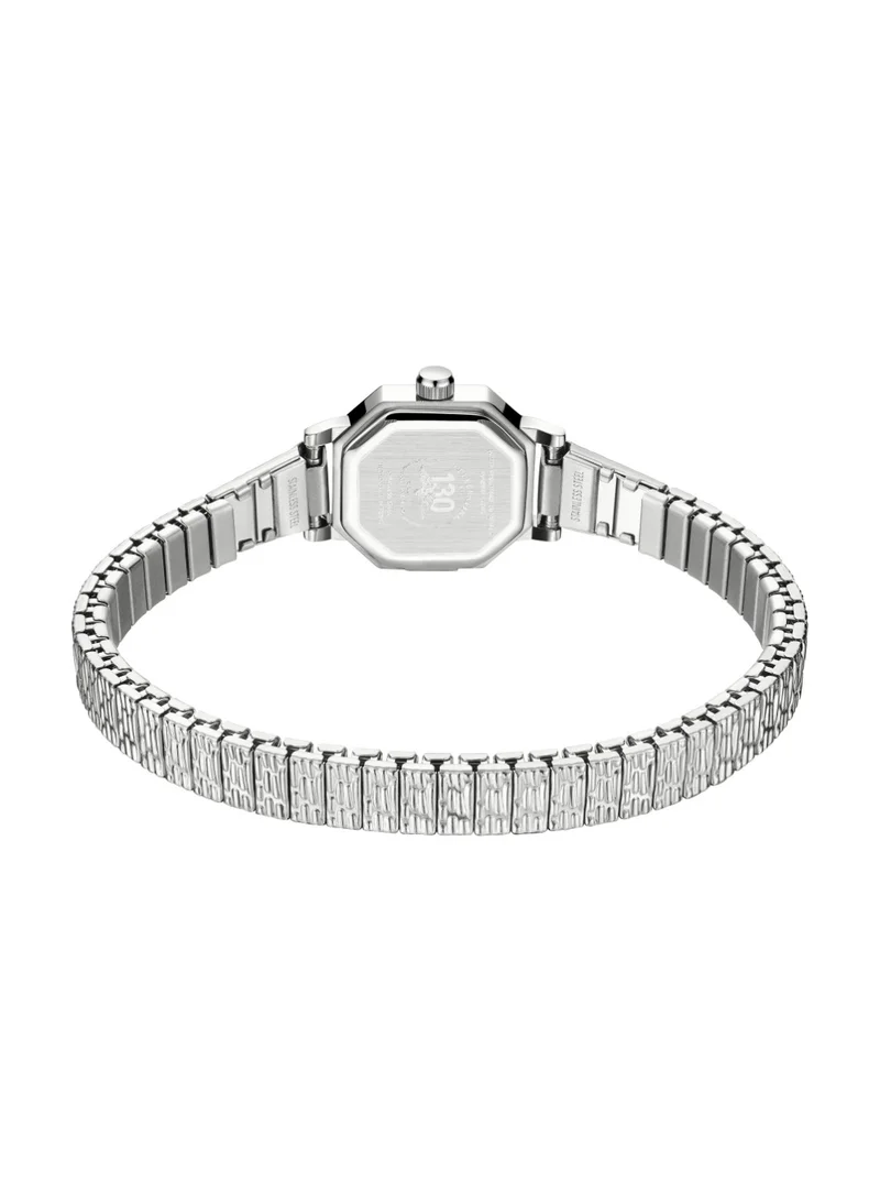 Rotary  Women's Heritage Altera Analogue Watch, 17.5 mm, White Dial, Steel Expander Bracelet for Women | Best Price UAE