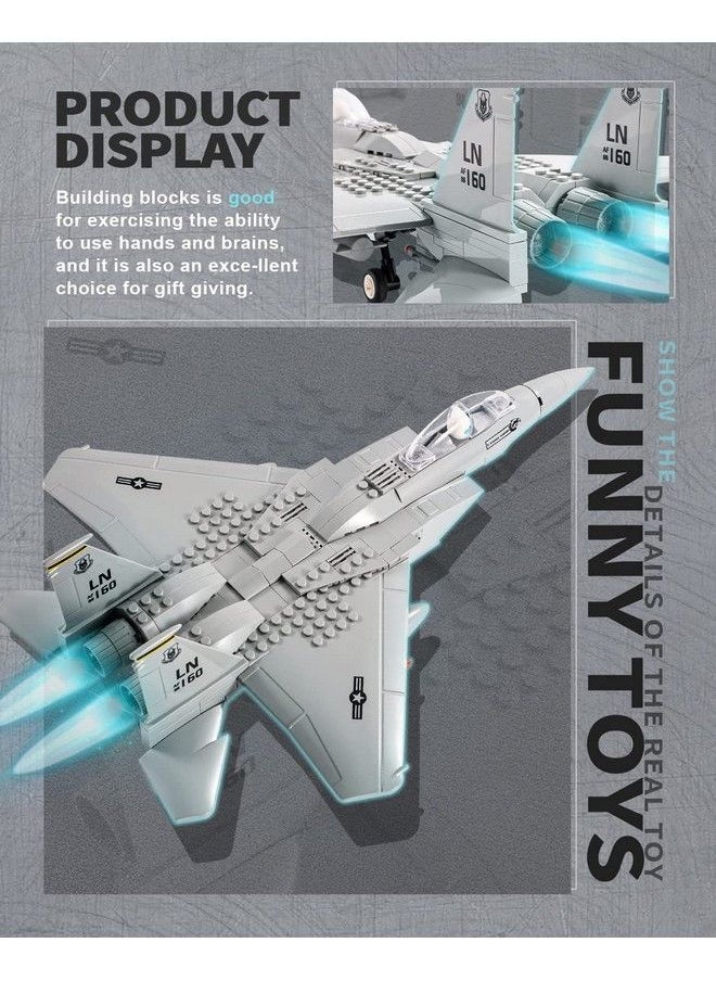 Military F 15 Eagle Fighter Jet Building Blocks Set Army Plane Toys As Gift For Kids Or Adult (270 Pieces) - pzsku/Z878BD1935F7AD4722EB0Z/45/_/1692170522/33353ee8-ff89-4713-89e2-62d901704f69