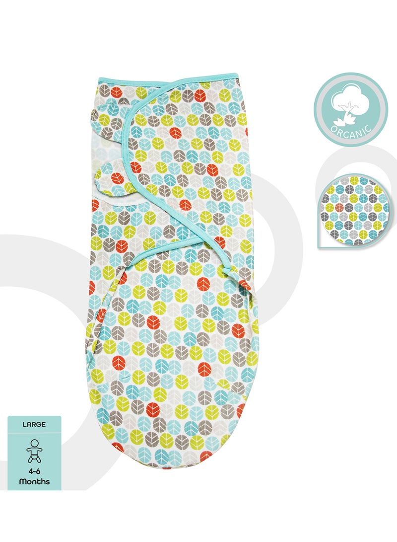 Moon Organic Cotton Baby Swaddler - Multicolour - Image 4