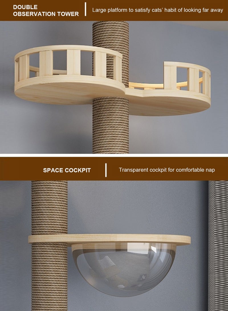 كيدل القط شجرة كبيرة تسلق الإطار - Image 5