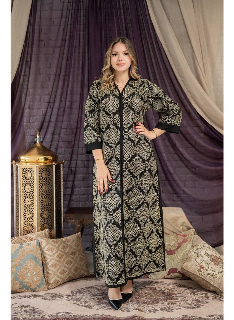 Brides Luxurious Egyptian cotton galabiya with an elegant and sophisticated design