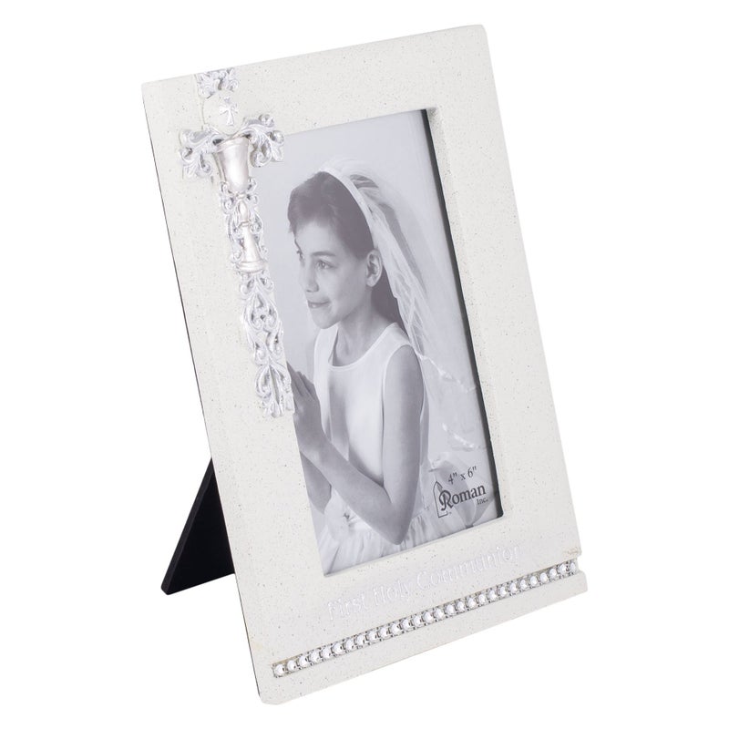 Roman Roman Giftware Inc.  Sacraments  First Communion  8"" H Communion Frame 4x6 Silver Religious  Inspirational  Durable (6x1x7) - Image 2