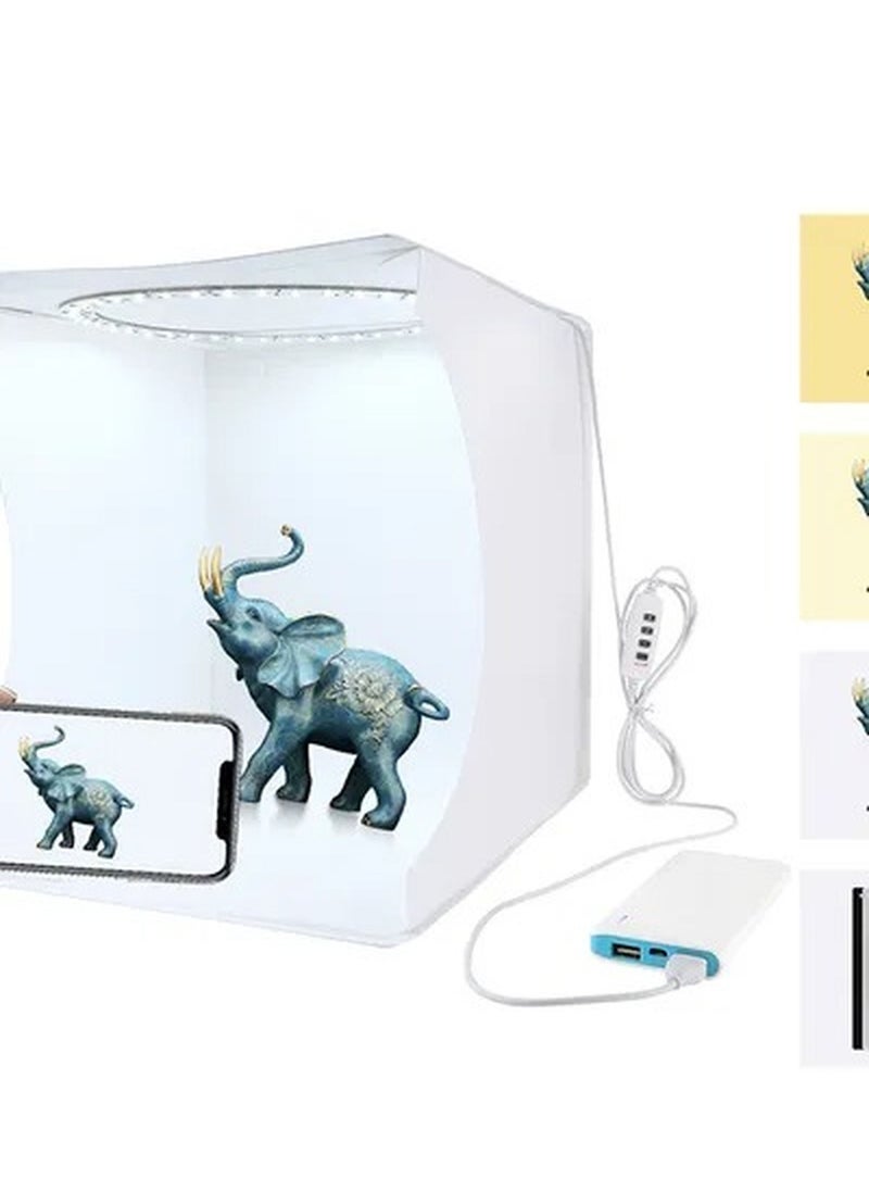 Generic Portable Tent Photo Shooting Box With 6-Colour Backdrops Multicolour  - Image 1