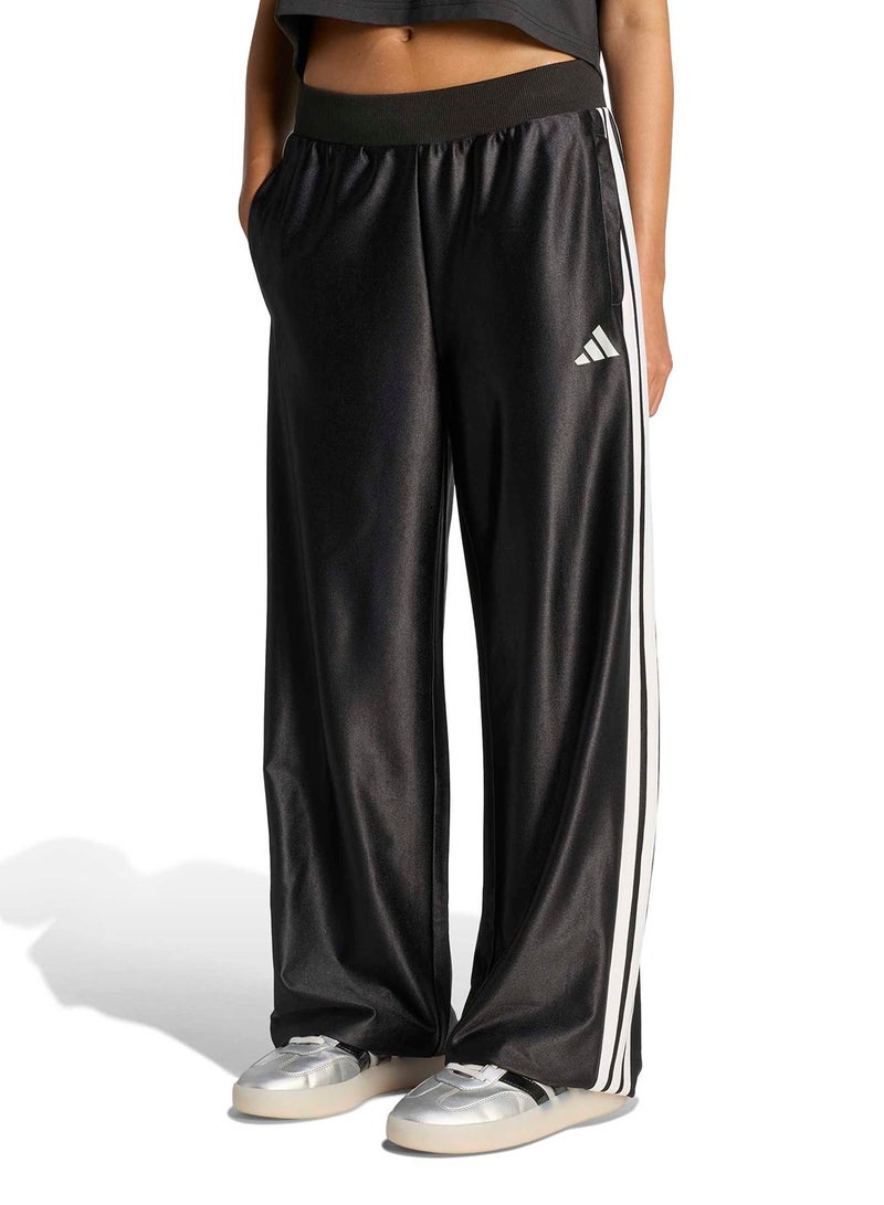 Adidas Seasonals Glam Wide Leg Tracksuit Bottoms - Image 1