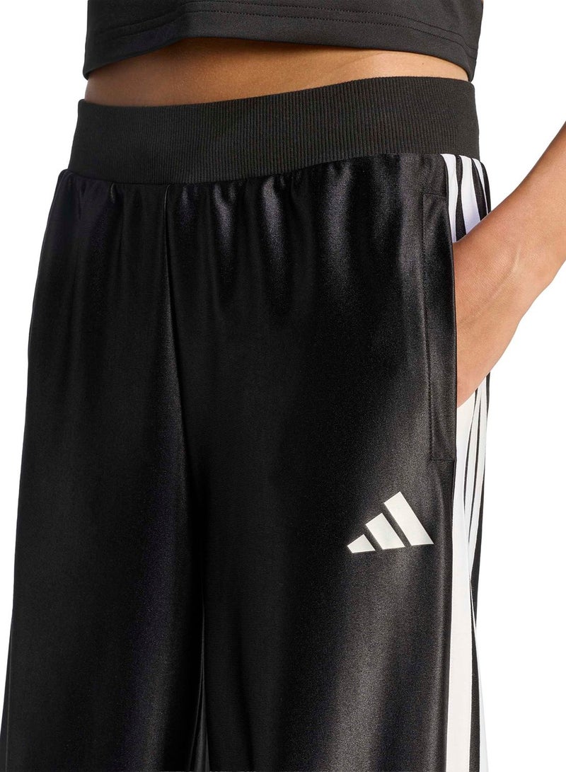 Adidas Seasonals Glam Wide Leg Tracksuit Bottoms - Image 3