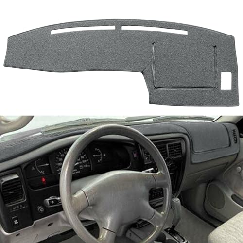 Fcovergurus Dash Cover Mat Custom Fit for Toyota Tacoma 1998 1999 2000 2001 2002 2003 2004, Dashboard Cover Pad Carpet Protector (Dark Gray) F83 - Image 1