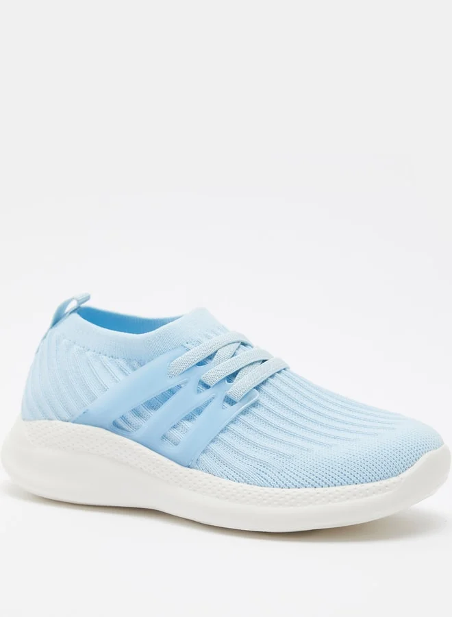 Dash Girls Textured Slip-On Sports Shoes