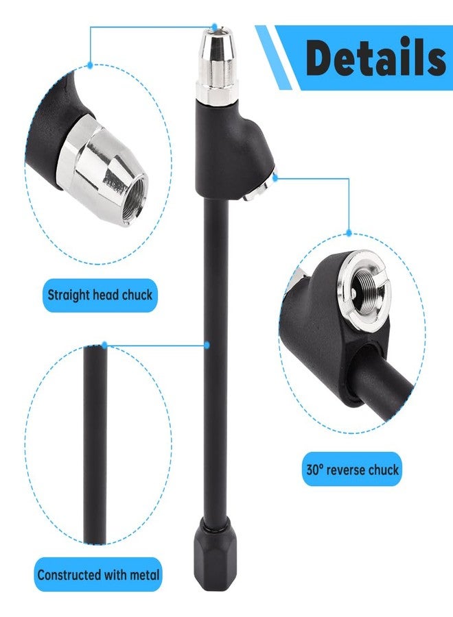 Ranjaner Air Chuck Set, 1/4" FNPT Extended Reach Dual Head Air Chuck with Quick Plug and Sealing Tape, 2 Way Connection Air Chuck Set for Truck, Bicycle, Motorbike, Car - Image 3