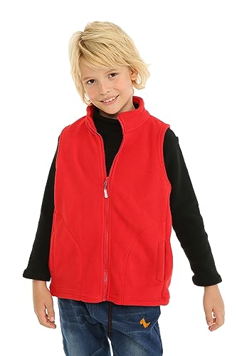 Mud Kingdom Toddler Boy Vest Gray Polar Fleece Lightweight 4T - Image 3
