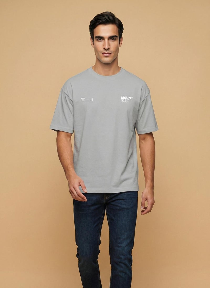 NOBERO Men Oversized Graphic Printed T-shirt - Image 1