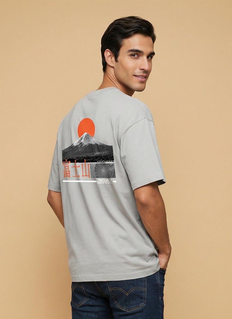 NOBERO Men Oversized Graphic Printed T-shirt - Image 2
