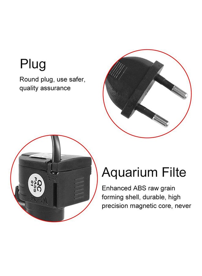 3 In 1 Aquarium Purifier Fish Tank Black/White - Image 2