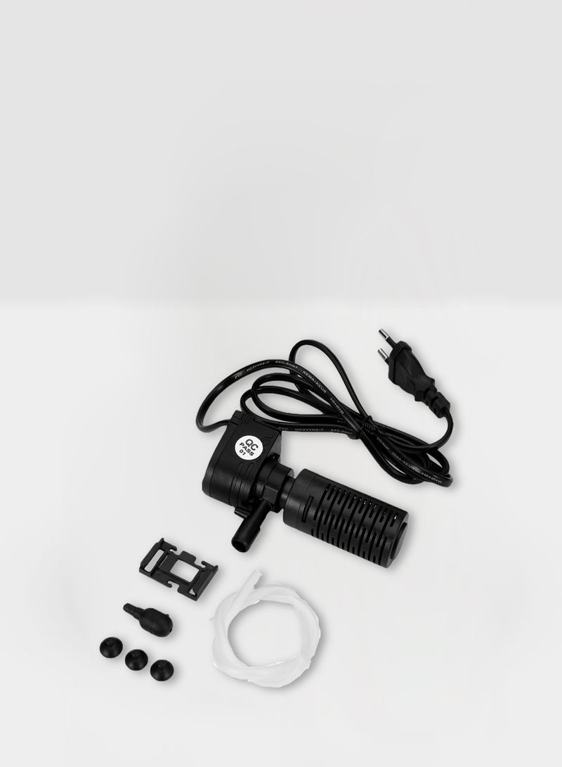 3 In 1 Aquarium Purifier Fish Tank Black/White - Image 1