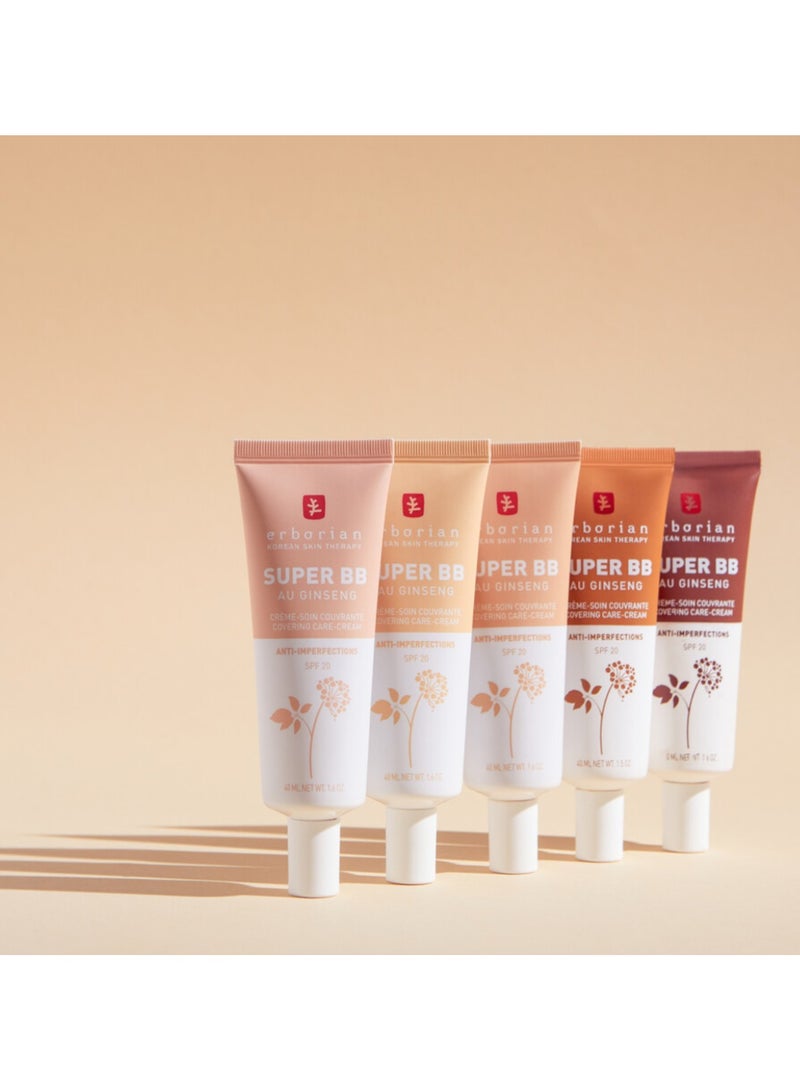 Erborian Super BB Cream with Ginseng SPF20 Anti-Imperfections Clair 15ml - Image 2
