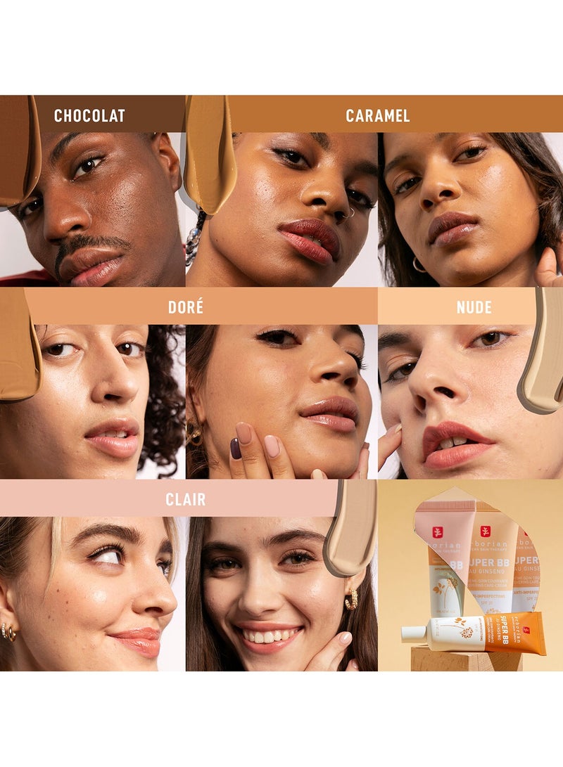 Erborian Super BB Cream with Ginseng SPF20 Anti-Imperfections Clair 15ml - Image 3