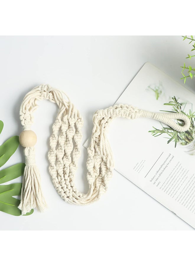 انتيكيانو حامل النبات قطعة من القطن المكرمية بدون زهور وزهرية - Image 3