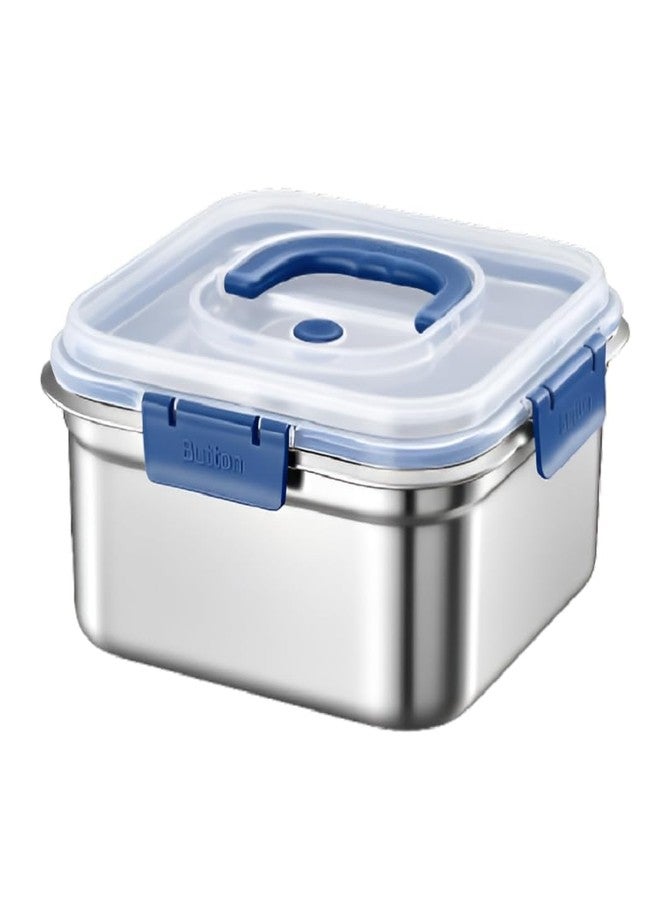 Gyanadh Stainless Steel Lunch Box with Airtight Leakproof Lid Handle BPA-Free Food Storage Container for Office School Travel Durable Easy-Lock Tiffin Box - Image 1