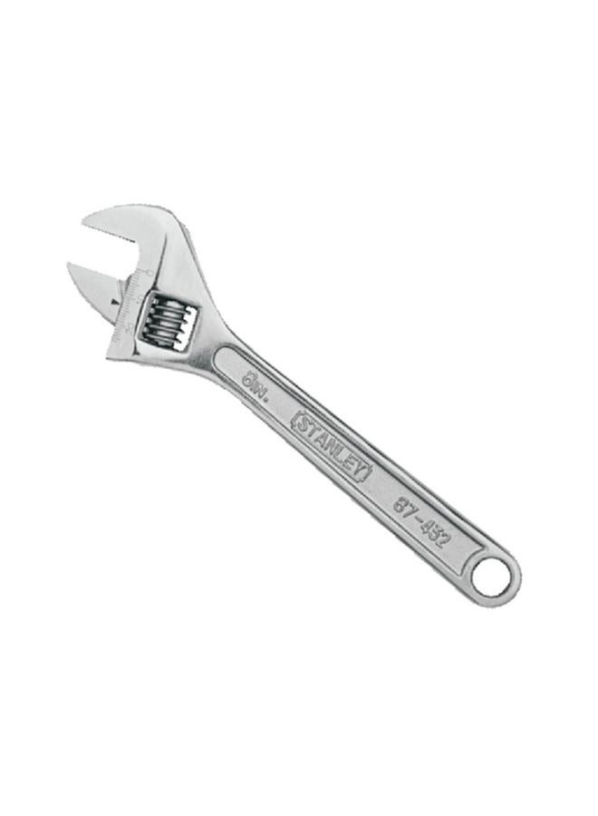 Stanley Chrome Plated Adjustable Wrench Silver 25cm STMT87433-8  - Image 3