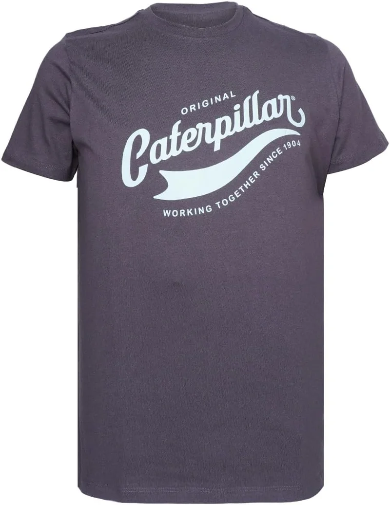Caterpillar Short Sleeve T-Shirt in Magnet Color