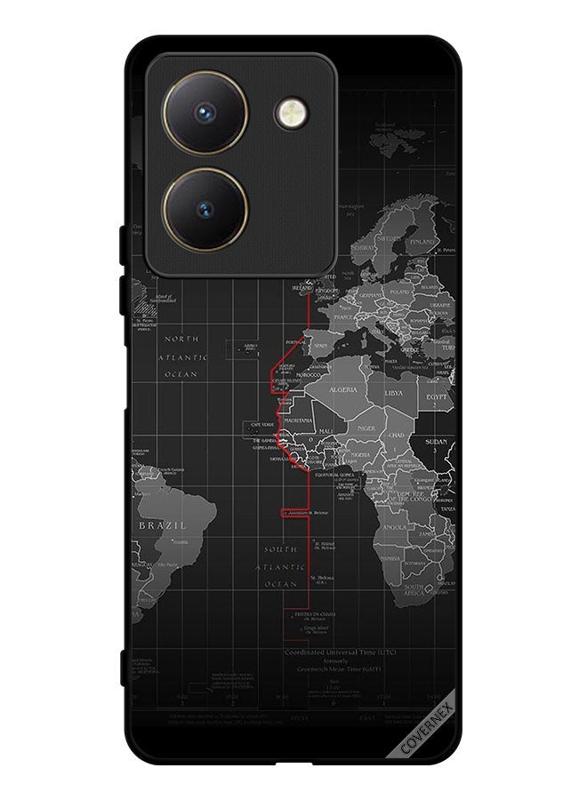 Covernex Protective Case Cover For vivo Y27s World Map - Image 1