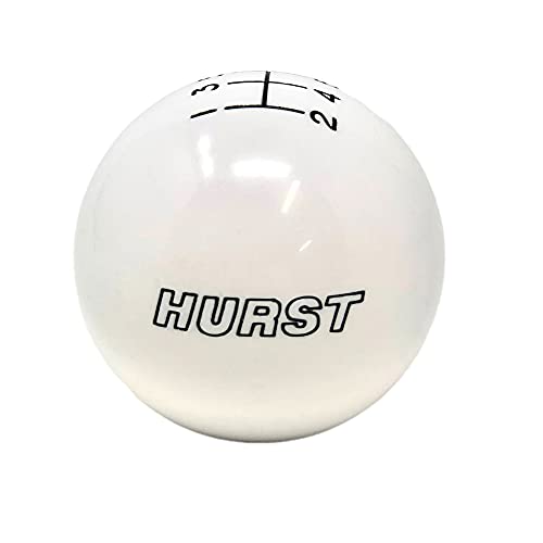 3M C5 Corvette Shift Knob - Hurst Logo w/6 Speed Pattern 2.25" Classic Style for all 1997-2004 C5 & Z06 Corvettes (White) - Image 2