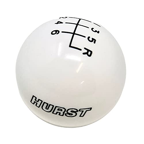 3M C5 Corvette Shift Knob - Hurst Logo w/6 Speed Pattern 2.25" Classic Style for all 1997-2004 C5 & Z06 Corvettes (White) - Image 3