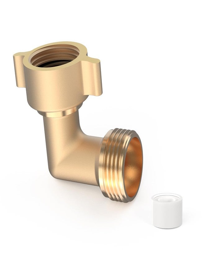 RVGUARD Elbow Water Hose Adapter, 90 Degree Garden Hose Elbow Connector, Eliminates Strain On RV Water Hose - Image 1