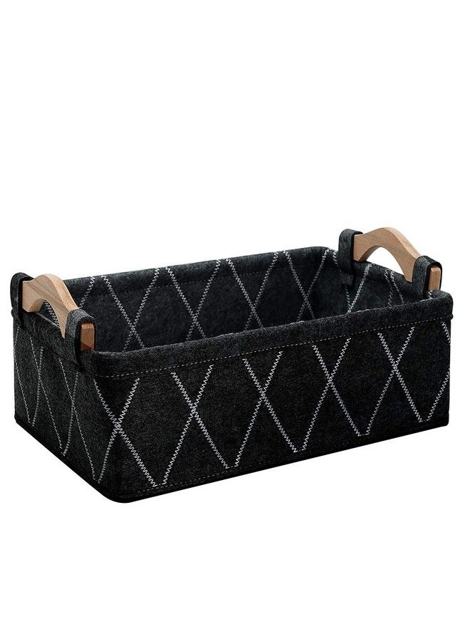KWLET Storage Baskets Bin Narrow Long Basket For Closet Decorative Cube Nursery Container For Toys Towels Tissues Toiletry Caddy Car Organizer - Image 1
