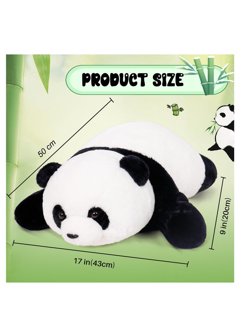 Excefore Panda Stuffed Animals, Cute Panda Plushies, Large Soft Panda Pillow Plush Toys, Large Panda Stuffed Animals Toy Doll, Gifts for Boys and Girls - Image 2