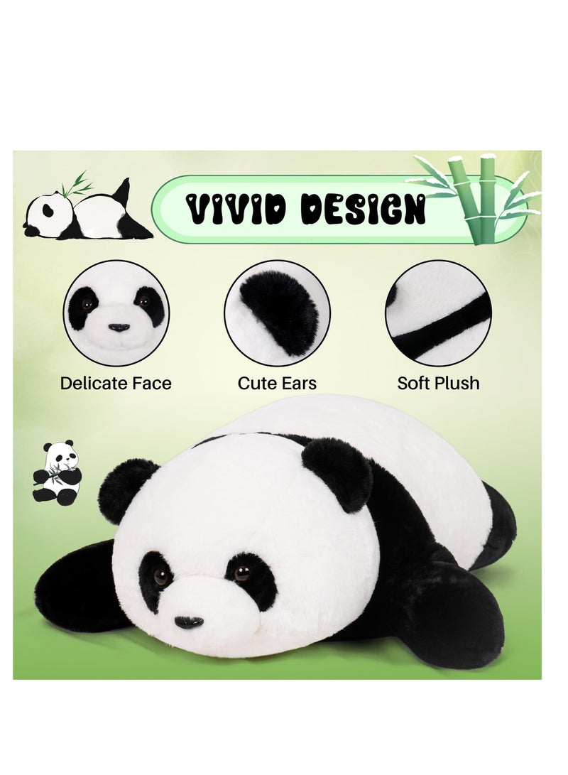 Excefore Panda Stuffed Animals, Cute Panda Plushies, Large Soft Panda Pillow Plush Toys, Large Panda Stuffed Animals Toy Doll, Gifts for Boys and Girls - Image 3