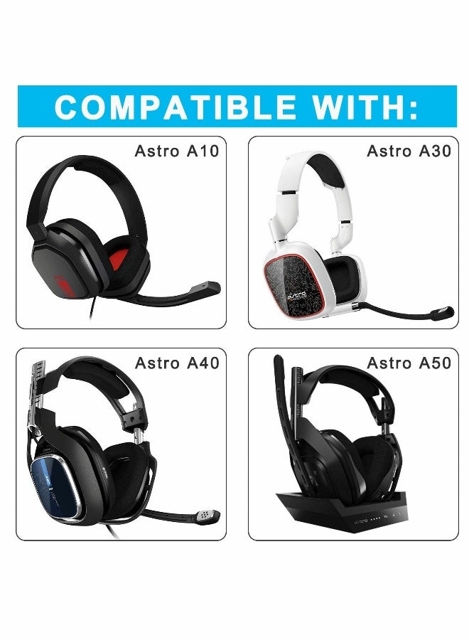 سلك استبدال لسماعات Astro A10 A30 A40 A50، كابل مع تحكم في مستوى الصوت ووظيفة كتم الصوت، بطول 2.0 م (6.5 قدم)، كابل متين مع تصميم مضفر متوافق مع بلاي ستيشن 4 PS4 عبر جاك 3.5 مم - Image 5